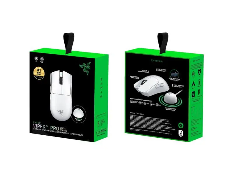 Миша Razer Viper V4 PRO Wireless White (RZ01-05630200-R3G1) - фото 10