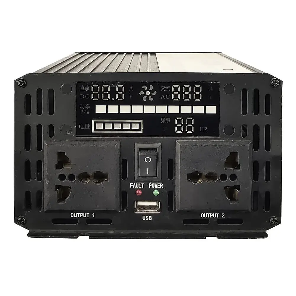 Джерело безперебійного живлення GXQC SFX-1200W/3200W DC 24V AC 220V модифікований синус - фото 4