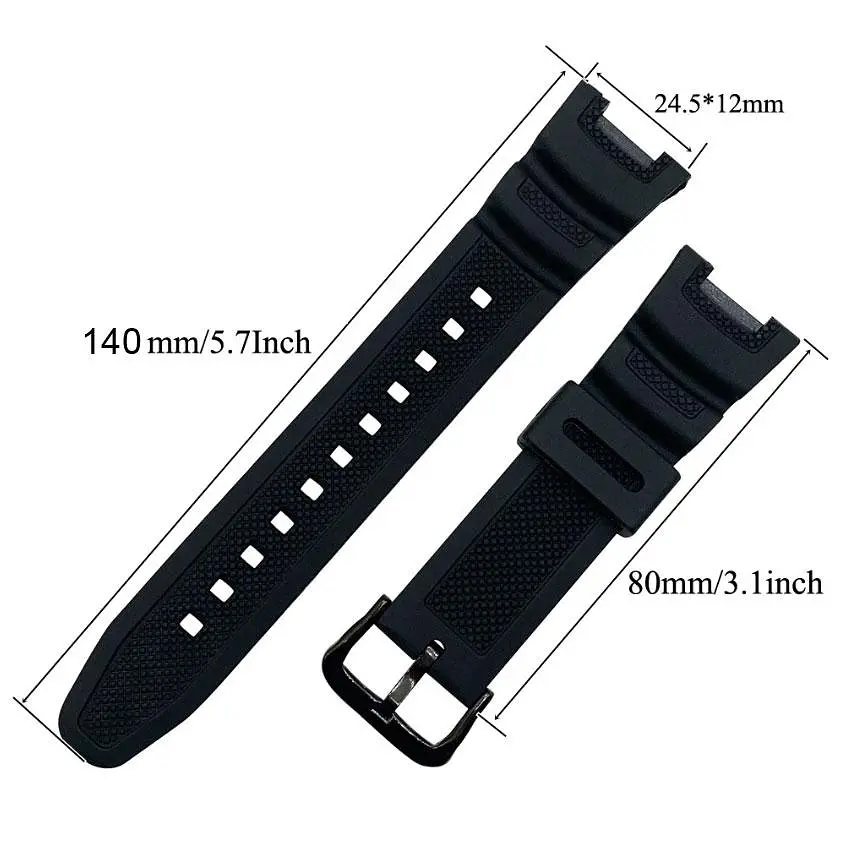 Спортивний ремінець Primo для годинника Casio SGW-100-2BER/SGW-100-1VEF - фото 4