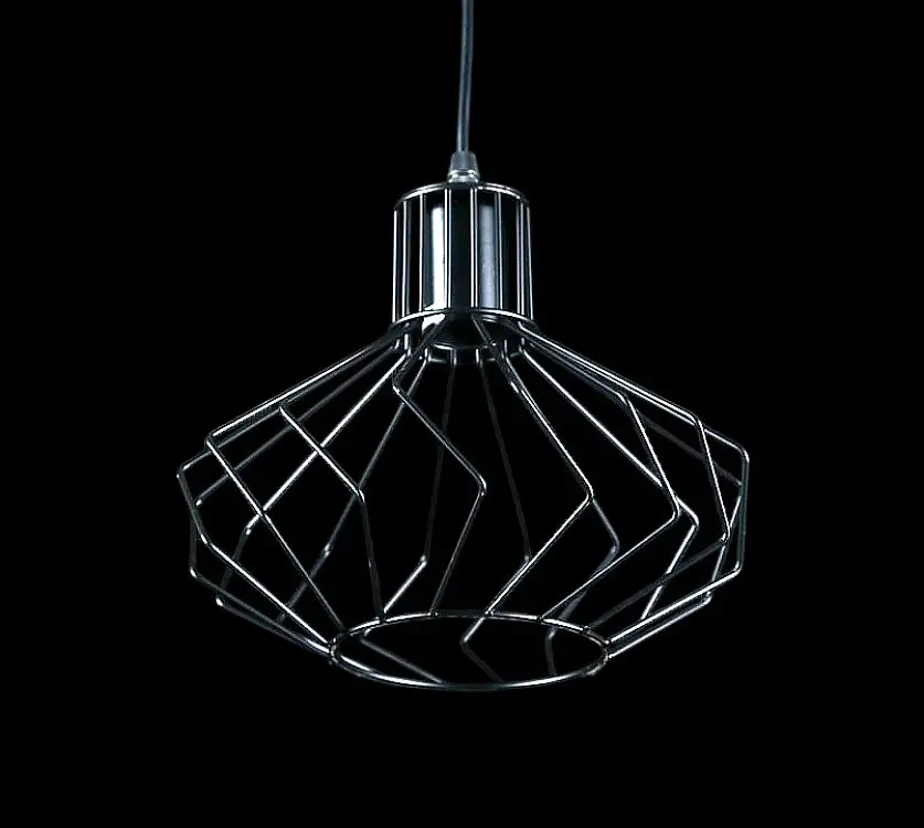 Люстра стельова Splendid Ray L537/1S, E27, регульована, Чорний метал, сучасний стиль, діаметр 25 см, висота 30-110 см - фото 4