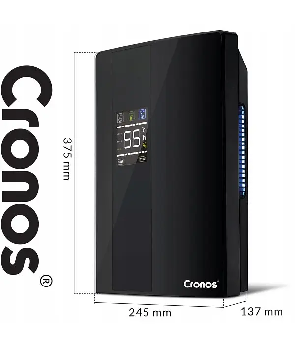 Осушувач повітря Cronos DH2000D 2L Black - фото 3