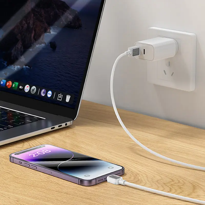 Дата кабель Hoco X108 Benefit USB to Lightning 2.4A (1m) White - фото 3