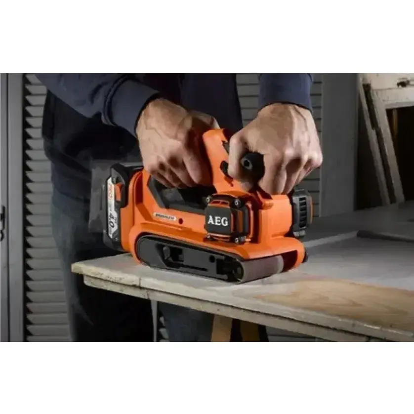 Шлифмашина ленточная AEG 18 В Li-Ion (BHBS18-75BL-0) - фото 2