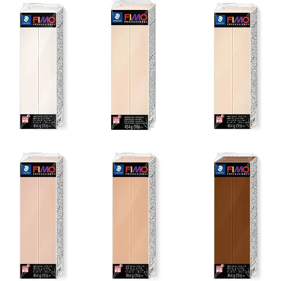 Пластика Fimo Professional для створення ляльок 454 г   - фото 4