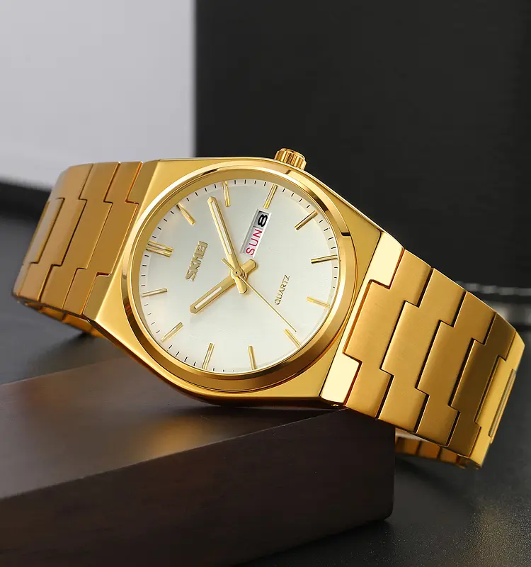 Наручные часы мужские 9288GDSI Gold-Silver Skmei acs0029797 - фото 3