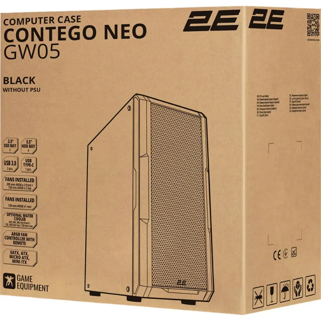 Корпус 2E Gaming Contego Neo (2E-GW05) [134451] - фото 9