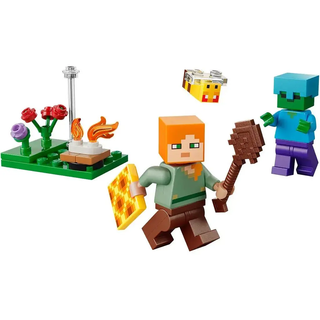 Конструктор LEGO Minecraft Конфликт у костра Алекса 31 деталь (30732) - фото 2