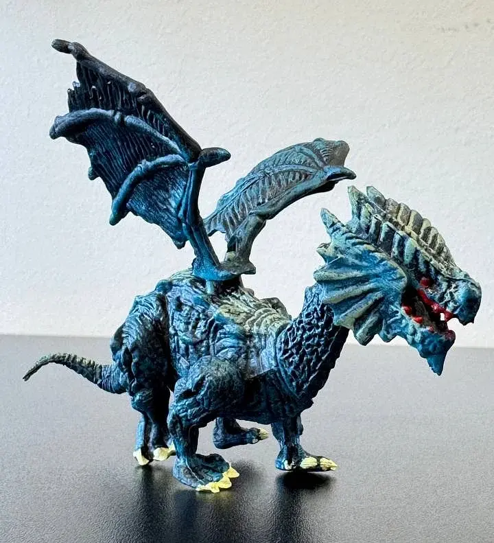 Фігурка дракона синього Dino Toys, полімерна - фото 3
