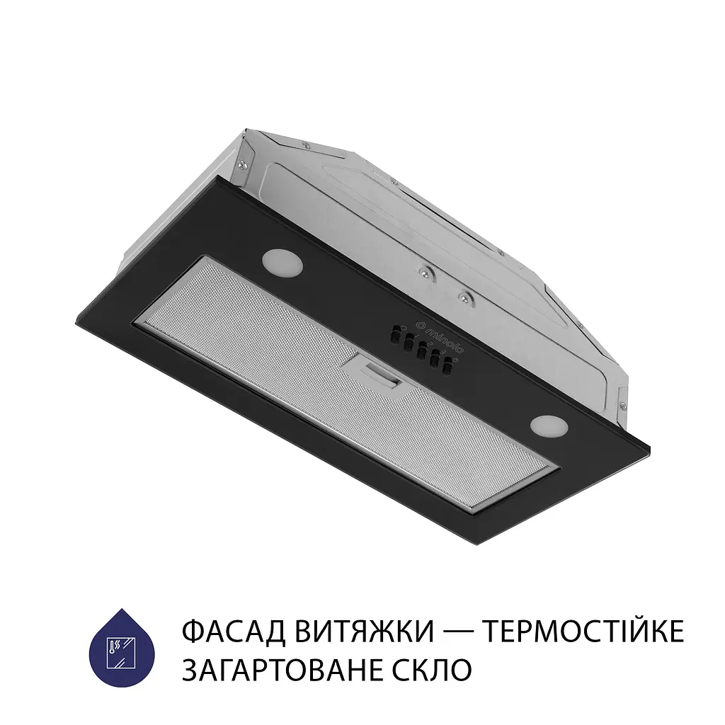 Витяжка повновбудована MINOLA HBI 52621 BL GLASS 700 LED - фото 4