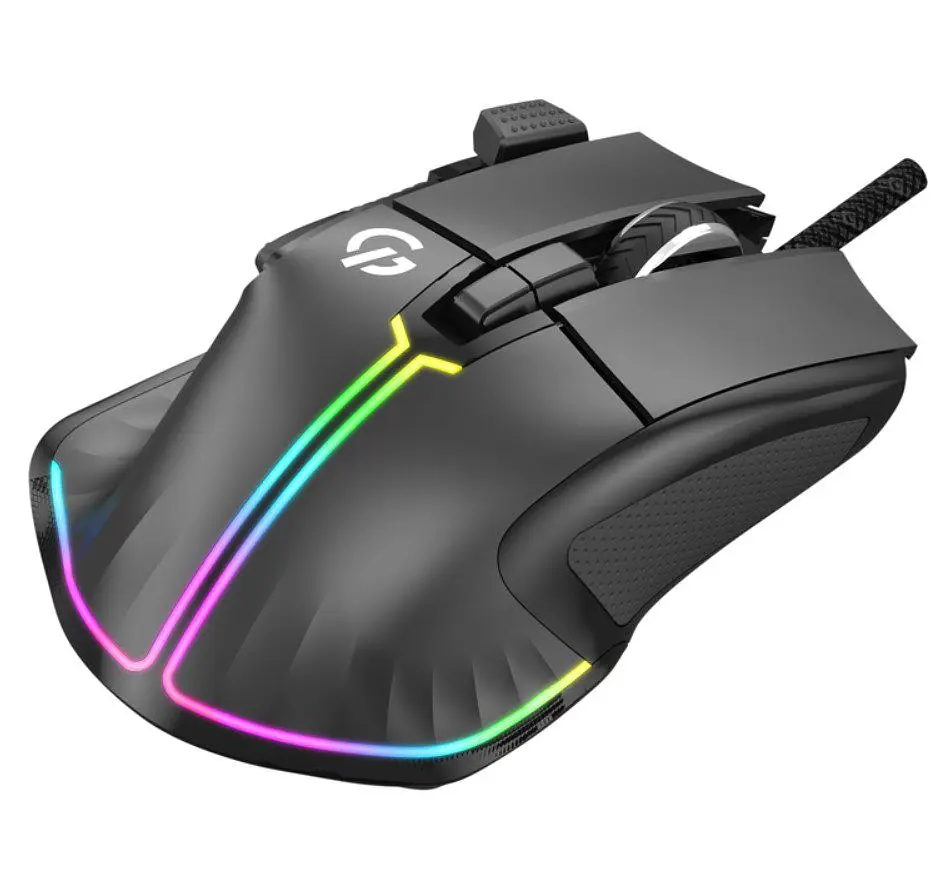 Игровая мышь GamePro GM-500 Black RGB USB, 8 кнопок, 10000 DPI - фото 2