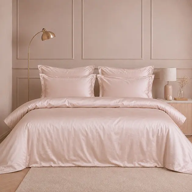 Простирадло MirSon Tencel Grey Olive 150х220 см (2200013883319) - фото 2