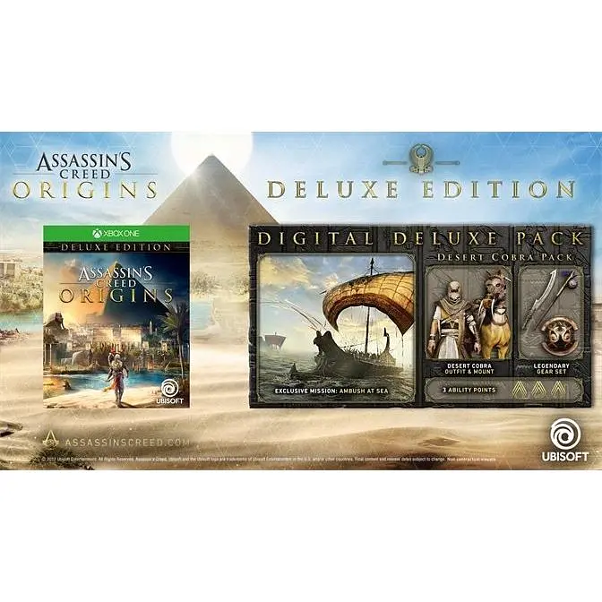 Ключ активації Microsoft Assassin's Creed: Origins-Deluxe Edition для Xbox One/Series - фото 2