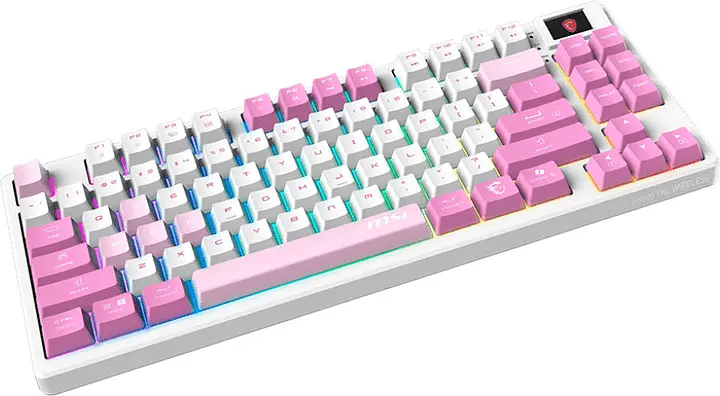 Клавиатура игровая механическая MSI FORGE GK-600 W TKL Wireless, EN/UKR/RU, RGB VIOLET - фото 2