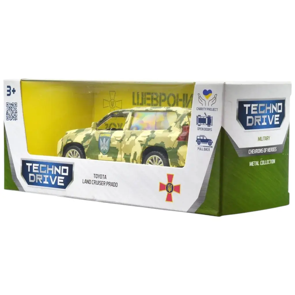 Автомодель TechnoDrive 250363M серія Шеврони Героїв Toyota Land Cruiser Prado Птахи Мад'яра - фото 2