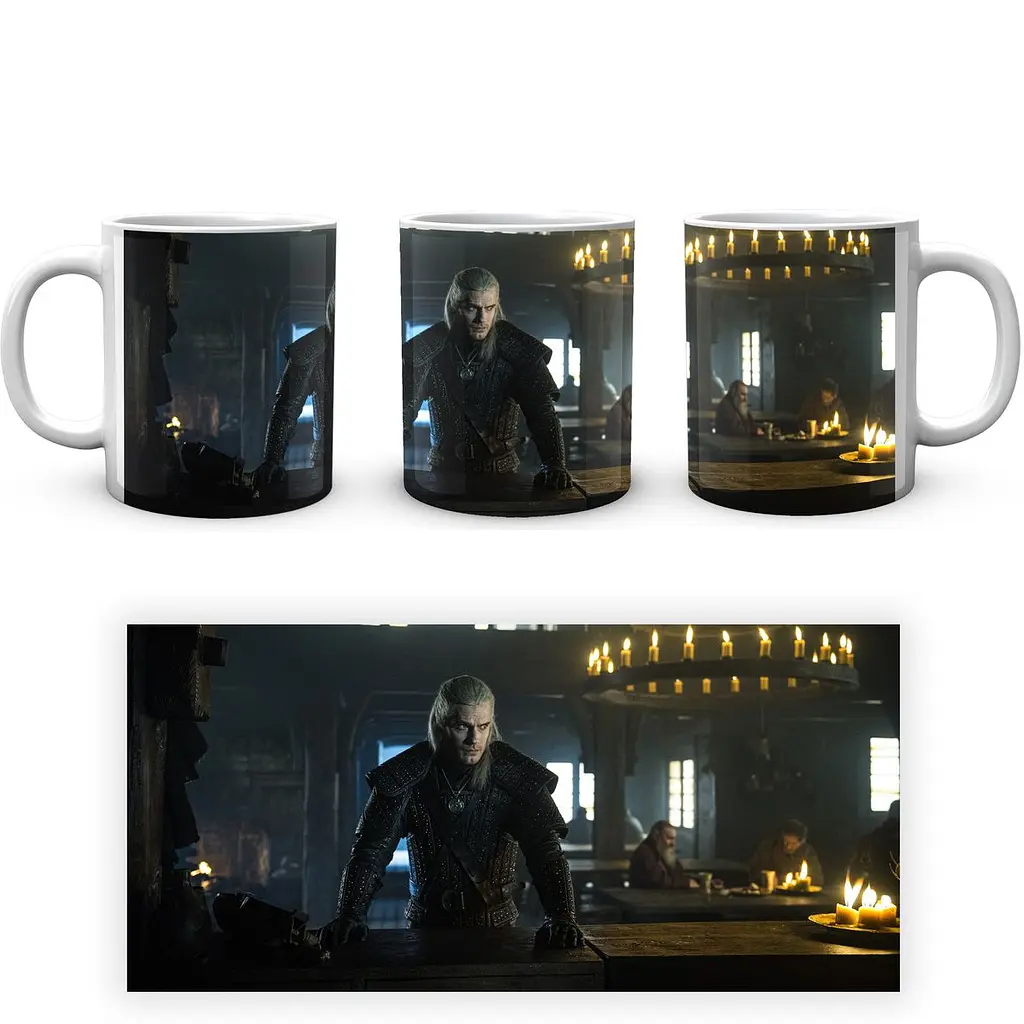 Кухоль GeekLand The Witcher Відьмак Геральт TW 002.002 330 мл білий - фото 4