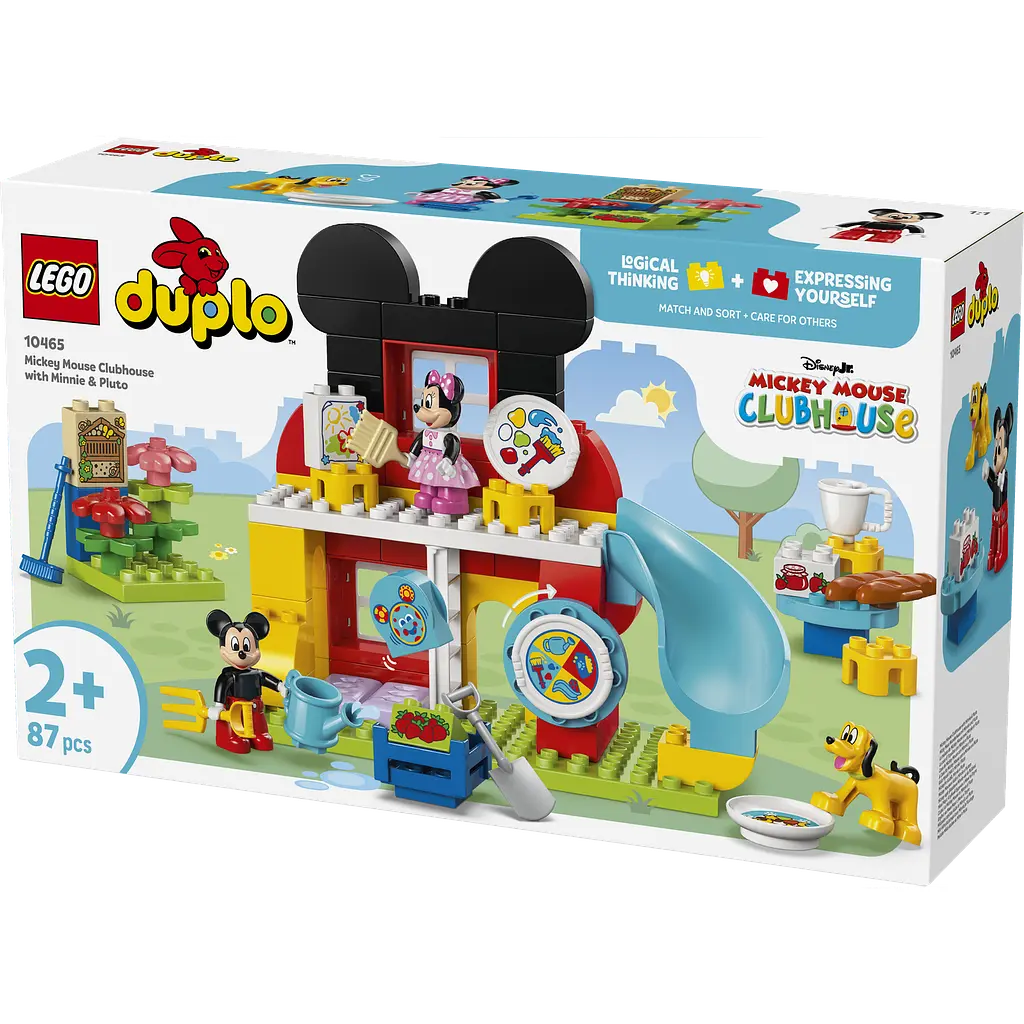 Конструктор LEGO DUPLO Disney Міккі Маус: Клубний будинок з Мінні та Плуто 87 деталей (10465) - фото 3