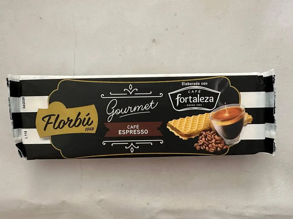 Вафлі Florbu Gourmet Cafe Fortaleza Espresso Coffee 150 г