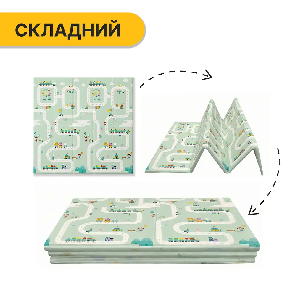 Дитячий ігровий килимок LEOBRO 180 x 200 x 1 см (LB-1038) - фото 4