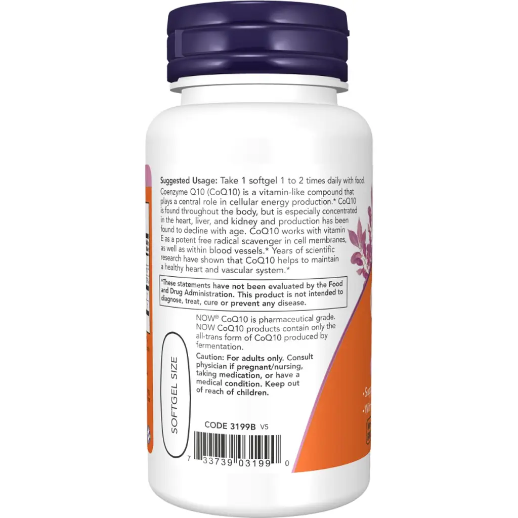 Коензим Q10 Now Foods 400 мг 30 капсул - фото 3