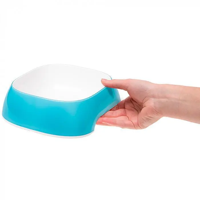 Миска Ferplast Glam Small для собак і котів, 15×13,5×5 см, з нековзною основою, сіро-бежевий - фото 3
