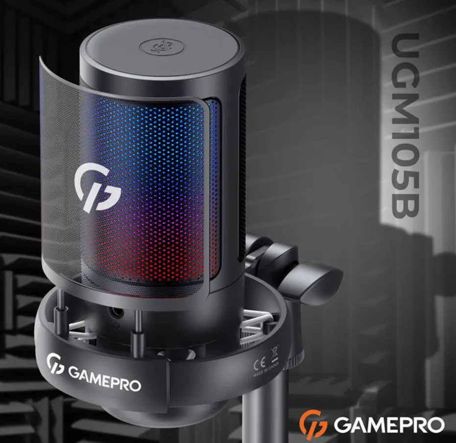 Микрофон конденсаторный GamePro UGM-105 USB Black - фото 4