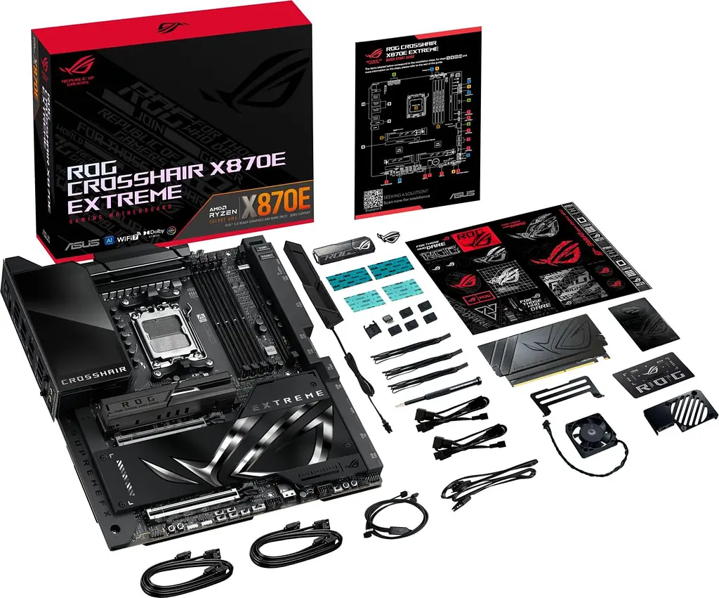 Материнська плата ASUS ROG CROSSHAIR X870E EXTREME (ROG CROSSHAIR X870E EXTREME) (Socket AM5, AMD X870E, E-ATX) - фото 9