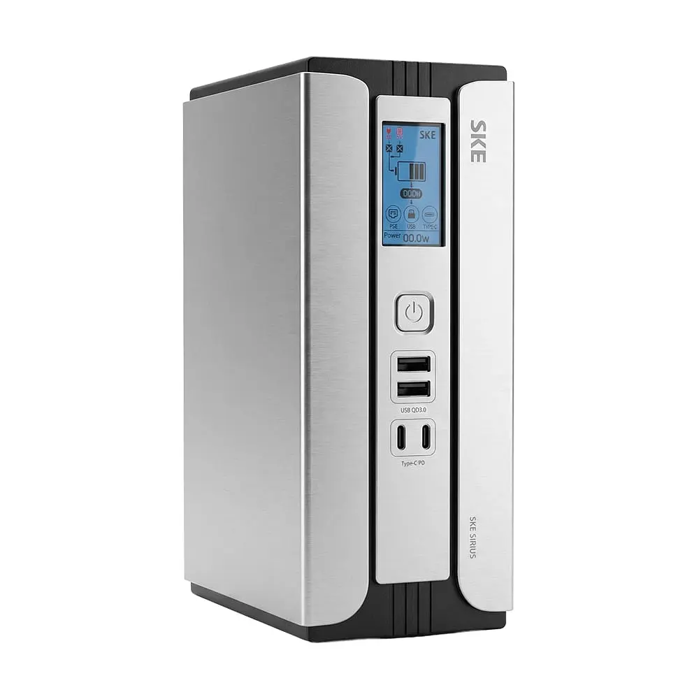 Джерело безперебійного живлення Mini UPS SKE SIRIUS 45W 30000mAh 5V/9V/12V/24V/PoE, LiFePO4 2*15Ah, для роутера та оптичного терміналу (42-00250) - фото 3