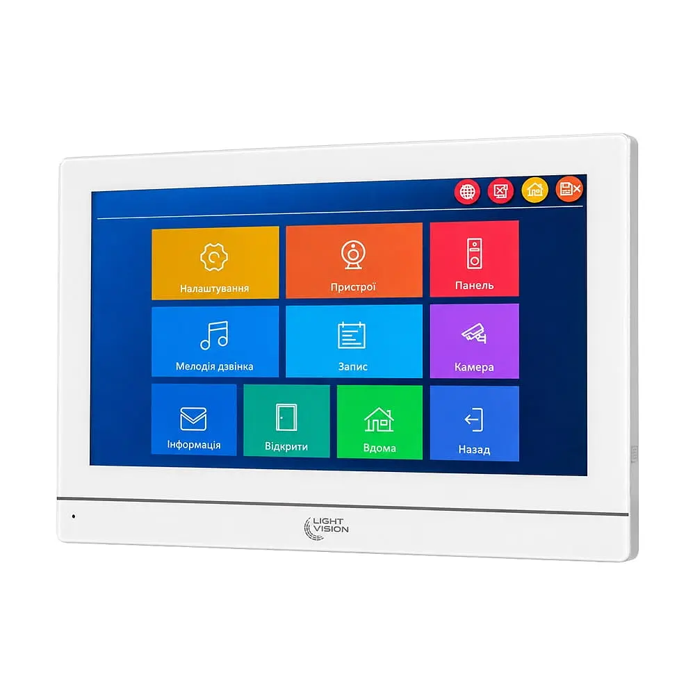 Відеодомофон 7" WiFi Tuya Light Vision MADRID FHD White (82-00245) - фото 2