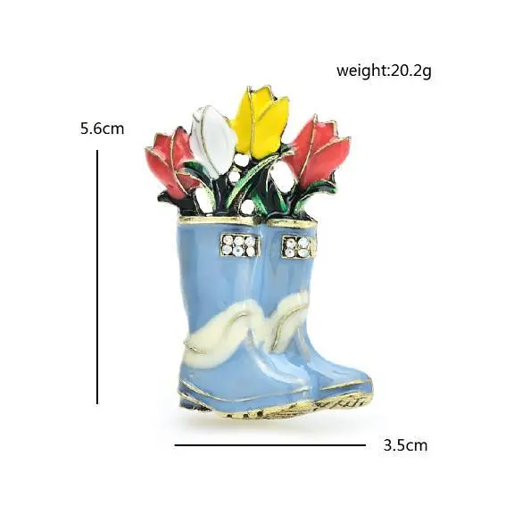 Брошь Букет тюльпанов - фото 2