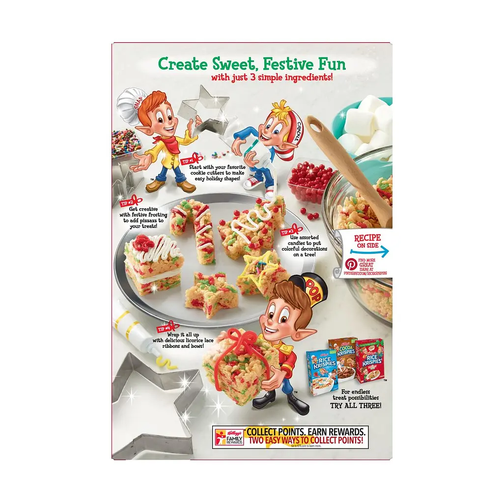 Пластівці Kellogg's Rice Krispies Original with Holiday Colors 292g - фото 2