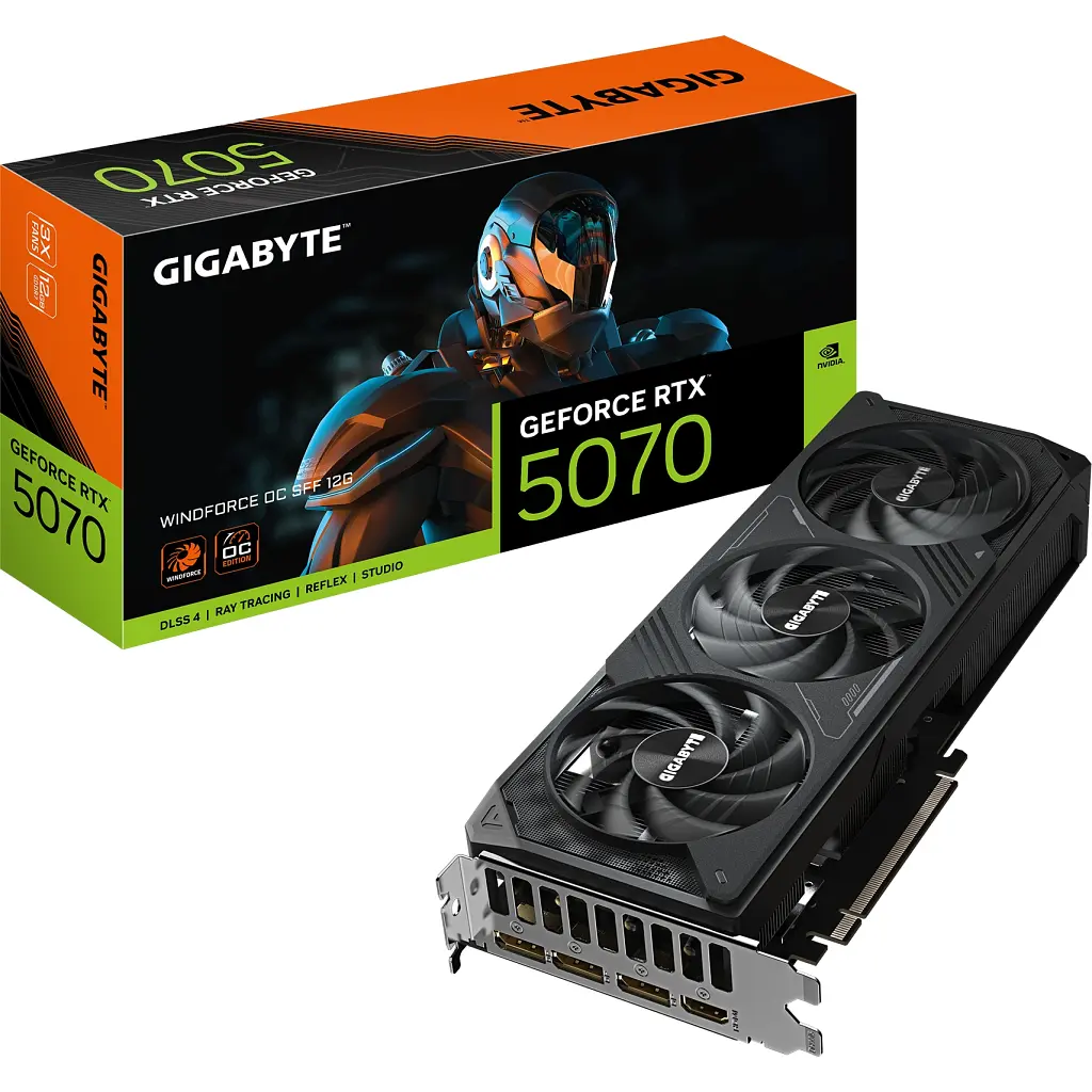 Відеокарта GIGABYTE GeForce RTX5070 12Gb WINDFORCE OC SFF (GV-N5070WF3OC-12GD) - фото 10