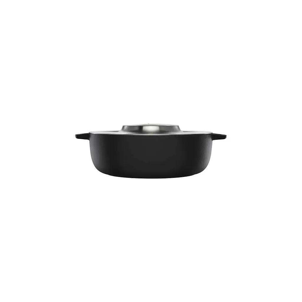 Каструля Fiskars Norden Grill з кришкою чавунна 6 л (1066430) - фото 3
