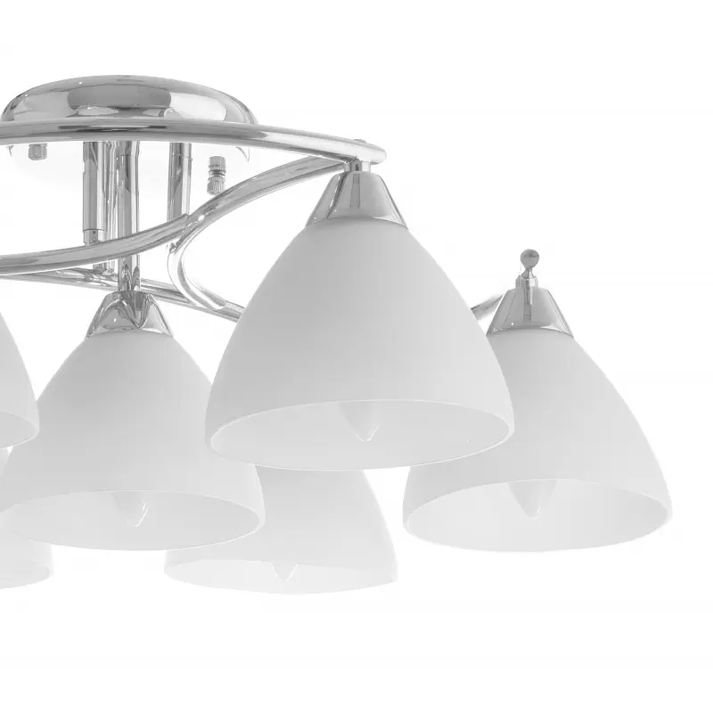 Люстра потолочная Brille классическая E14 40W CH (LK-263C/7) - фото 5