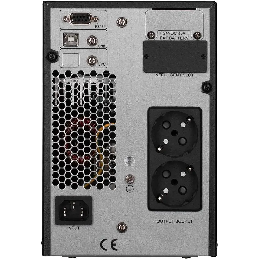 ИБП непрерывного действия (Online) 2E OD1000, 1000VA/900W, LCD, USB, USB, 2xSchuko (2E-OD1000) - фото 3