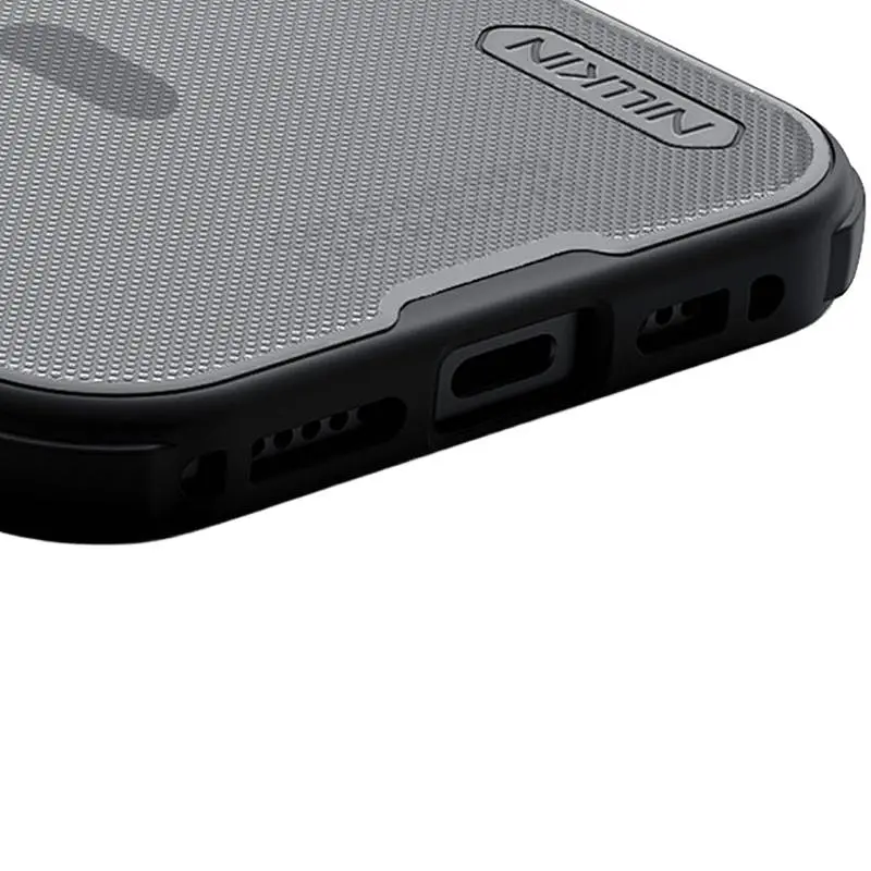 Чохол Nillkin Matte Magnetic Pro для Apple iPhone 17 (6.3) Transparent black - фото 4