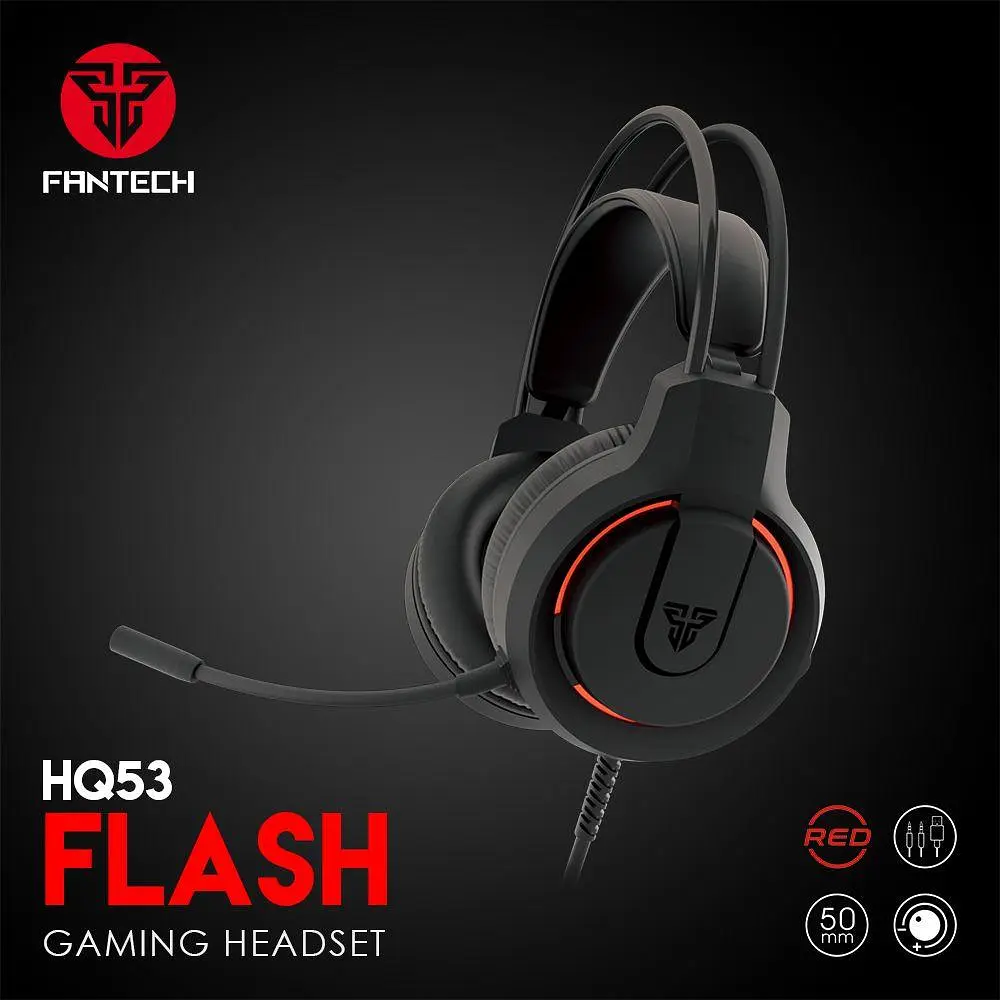 Игровые Наушники Fantech HQ53 Flash Чёрный - фото 3