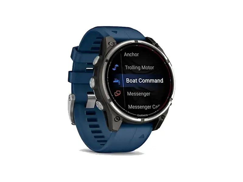 Смарт-годинник Garmin Fenix 8 Pro 47 mm AMOLED Marine GPS Titanium with Blue Silicone Band (010-03198-50) - фото 2