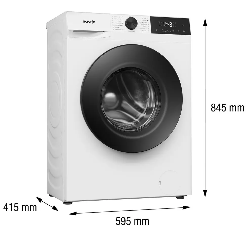 Пральна машина автоматична Gorenje WG2PS62A2/UA (7302260) - фото 8