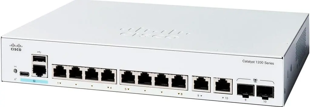 Комутатор мережевий Cisco C1200-8T-E-2G