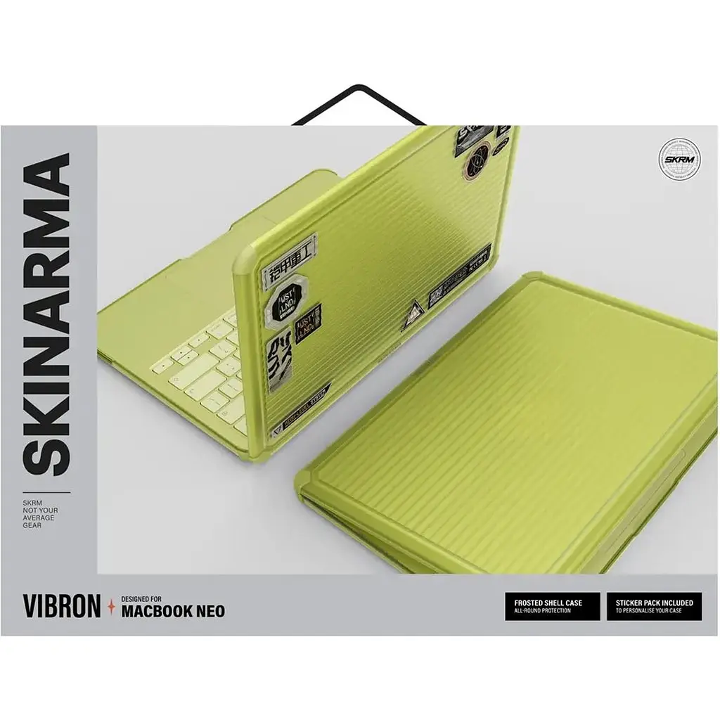 Пластикова накладка (верх і низ) Skinarma Vibron для Apple MacBook Neo 13" A3404 2026 жовта (SK-MBNEO13-VIBCTS) [175142] - фото 4