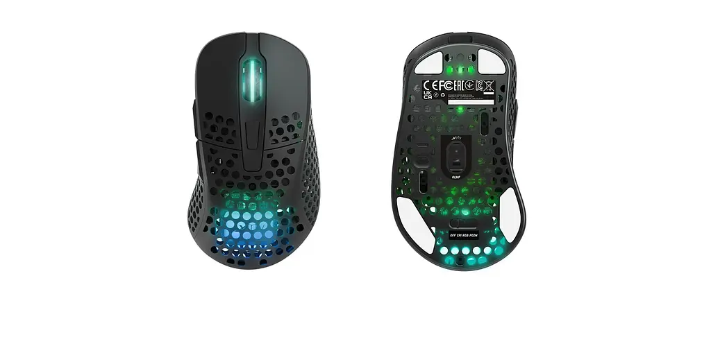 Комп'ютерна миша Cherry Xtrfy M4 WL/USB-A RGB чорний teh0014094 - фото 2