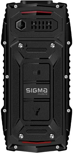 Мобільний телефон Sigma Mobile X-TREME AZ68 Black-red (UA UCRF) - фото 2