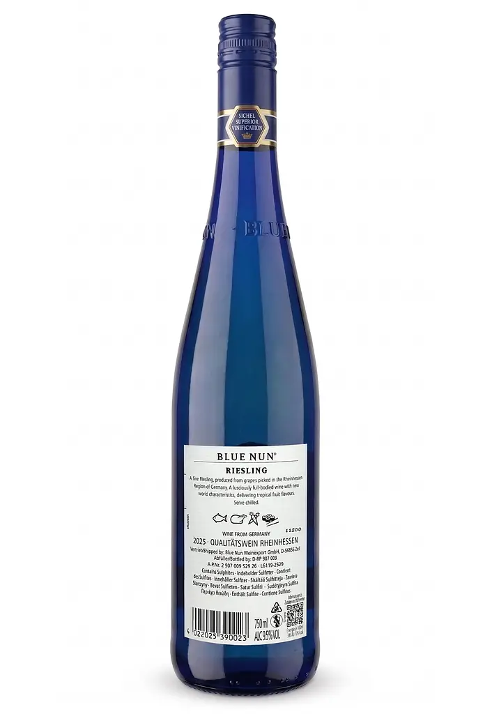 Вино Riesling Blue Nun напівсолодке біле 0.75 л - фото 2