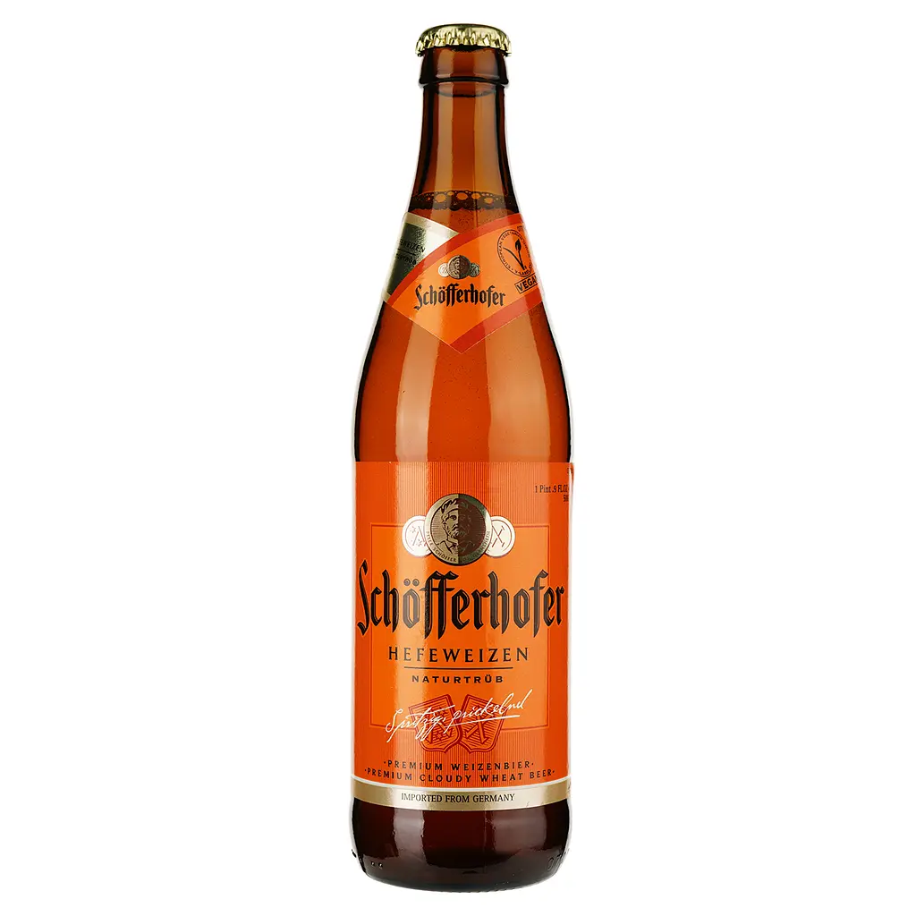 Набір пива Schofferhofer 5% (5 шт. х 0.5 л) + келих - фото 2
