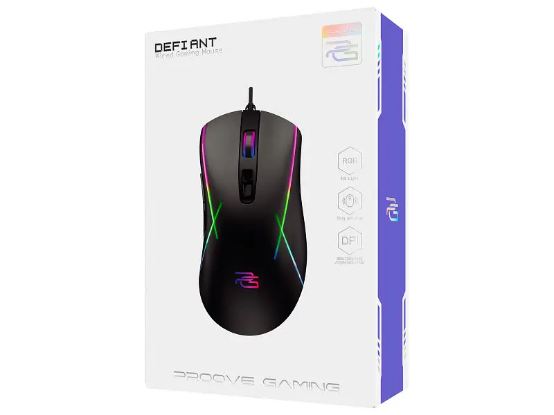 Миша Proove Gaming Defiant Black (CMDE00000101) - фото 6