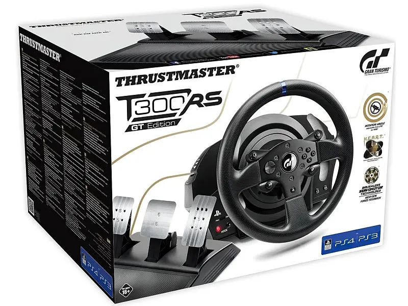 Комплект (кермо, педалі) ThrustMaster T300 RS GT EditionOfficial Sony licensed (4160681) - фото 6