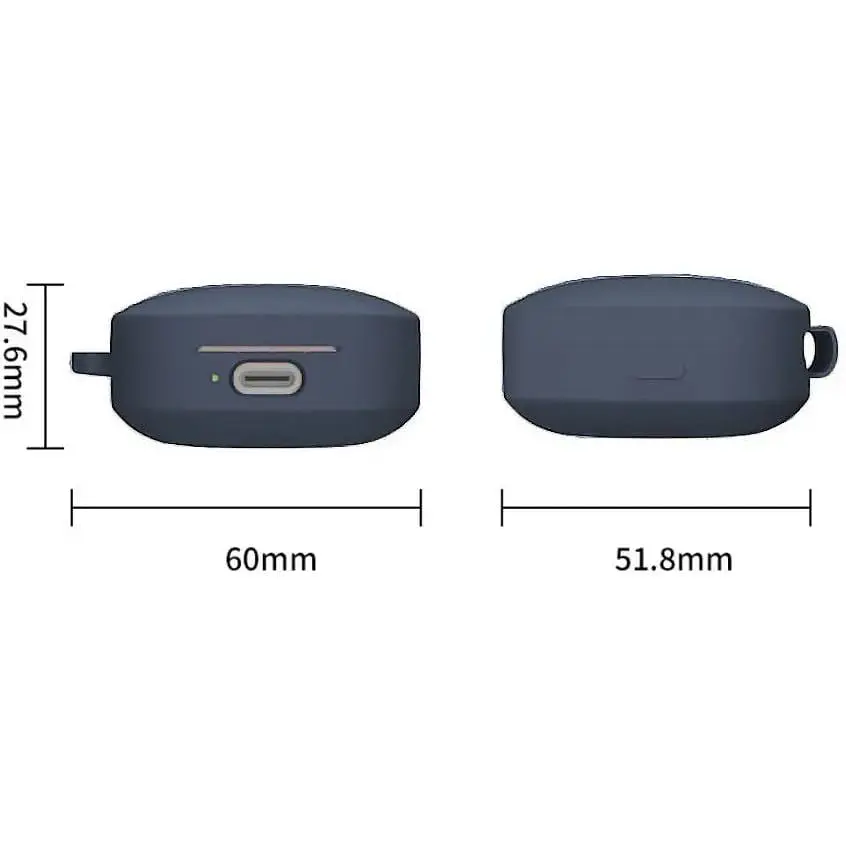 Чохол BeCover Silicon для Xiaomi Redmi Buds 6 Active Deep Blue (712013) - фото 3