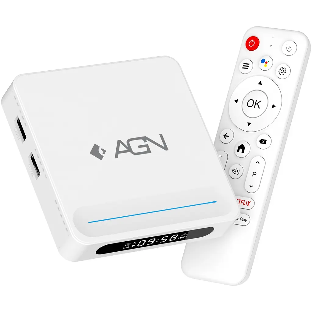 TV Медіаплеєр AGN Media Box Cinema 4/32Gb/Allwinner H618/ Android 14/ WiFi 2.4G+5G/LAN:100M/ BT 5.4 - фото 2