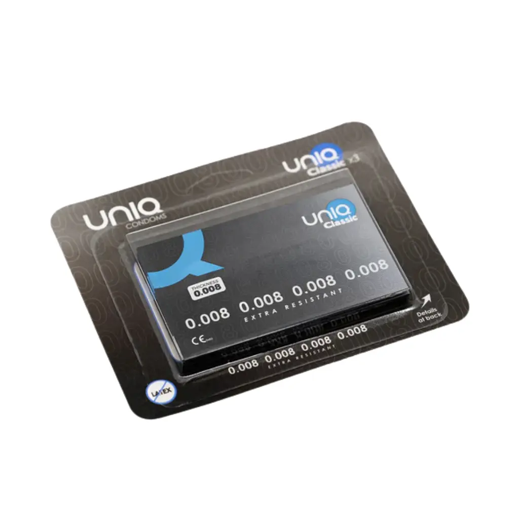 Упаковка 3 шт. UNIQ Classic 0.008 mm – ультратонкі для максимального комфорту - фото 2