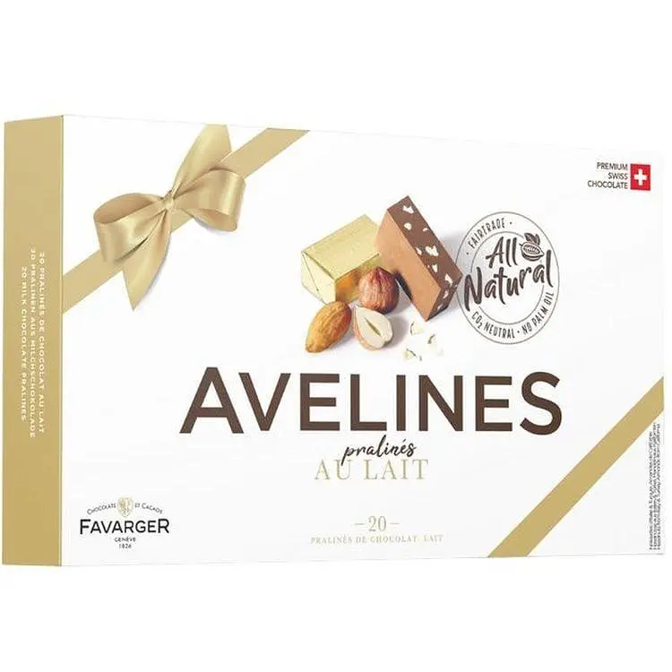 Цукерки Favarger Avelines праліне з джандуєю та фундуком 200 г (942084) - фото 2